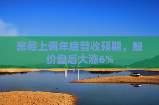 黑莓上调年度营收预期,股价盘后大涨6%