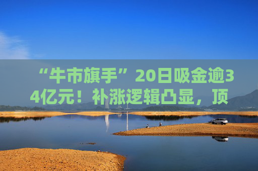 “牛市旗手”20日吸金逾34亿元！补涨逻辑凸显，顶流券商ETF（512000）规模快速逼近400亿元