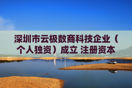 深圳市云极数商科技企业（个人独资）成立 注册资本10万人民币