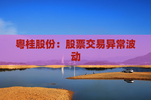 粤桂股份:股票交易异常波动