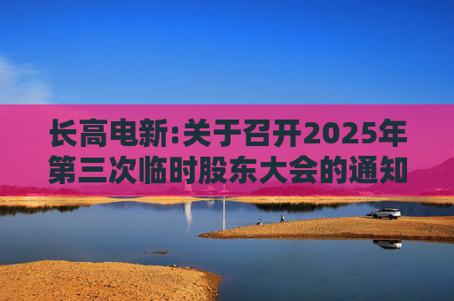 长高电新:关于召开2025年第三次临时股东大会的通知