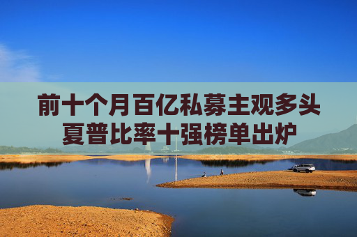 前十个月百亿私募主观多头夏普比率十强榜单出炉