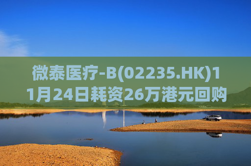 微泰医疗-B(02235.HK)11月24日耗资26万港元回购3.9万股