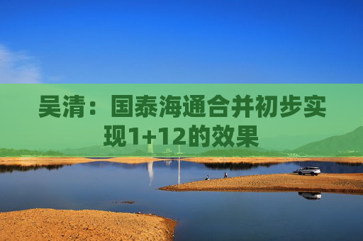 吴清:国泰海通合并初步实现1+12的效果