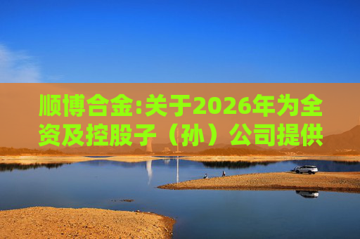 顺博合金:关于2026年为全资及控股子（孙）公司提供担保的公告