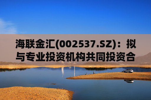海联金汇(002537.SZ)：拟与专业投资机构共同投资合伙企业