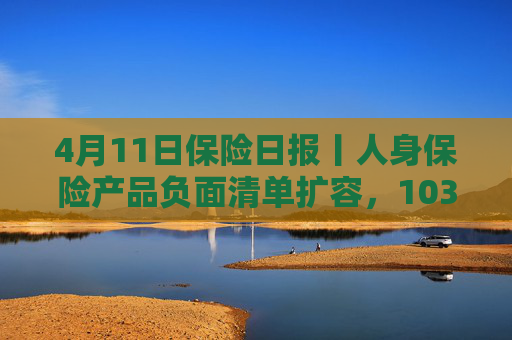 4月11日保险日报丨人身保险产品负面清单扩容，103条红线禁踩！透视险企首季12笔举牌，锚定高股息赛道