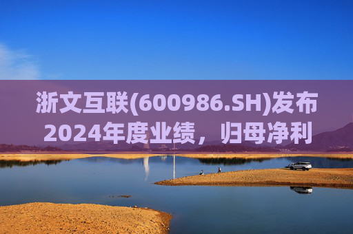 浙文互联(600986.SH)发布2024年度业绩，归母净利润1.58亿元，下降17.92%