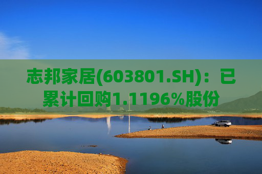 志邦家居(603801.SH)：已累计回购1.1196%股份