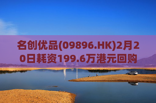 名创优品(09896.HK)2月20日耗资199.6万港元回购5.26万股