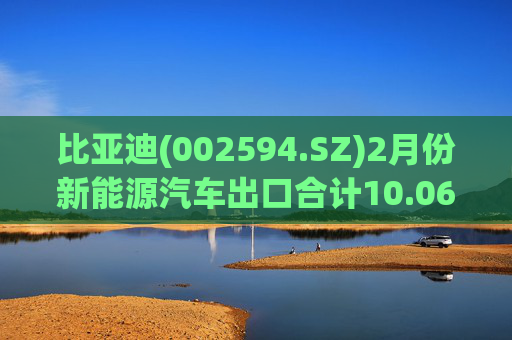 比亚迪(002594.SZ)2月份新能源汽车出口合计10.06万辆