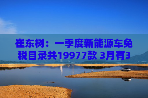 崔东树：一季度新能源车免税目录共19977款 3月有391款新车型
