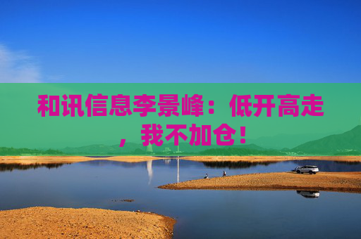 和讯信息李景峰：低开高走，我不加仓！