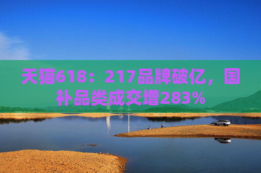天猫618:217品牌破亿,国补品类成交增283%