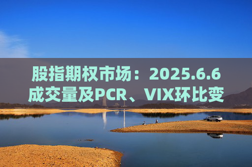 股指期权市场：2025.6.6成交量及PCR、VIX环比变动情况