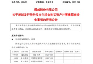光伏巨头大动作！600438，停牌！