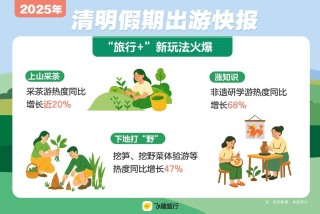 上山采茶、下地打“野”，清明假期“旅行+”新玩法热度攀升