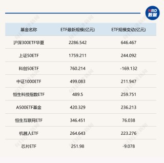 六万亿的指数投资时代来临！2025年千亿管理人增至16家，这十只ETF规模正狂飙