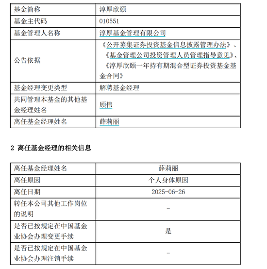 富国于洋离职不意外，意外的是鹏华和淳厚的变动  第2张