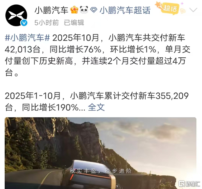 零跑首破7万，极氪冲上6万，新势力10月销量集体“狂飙”！  第3张